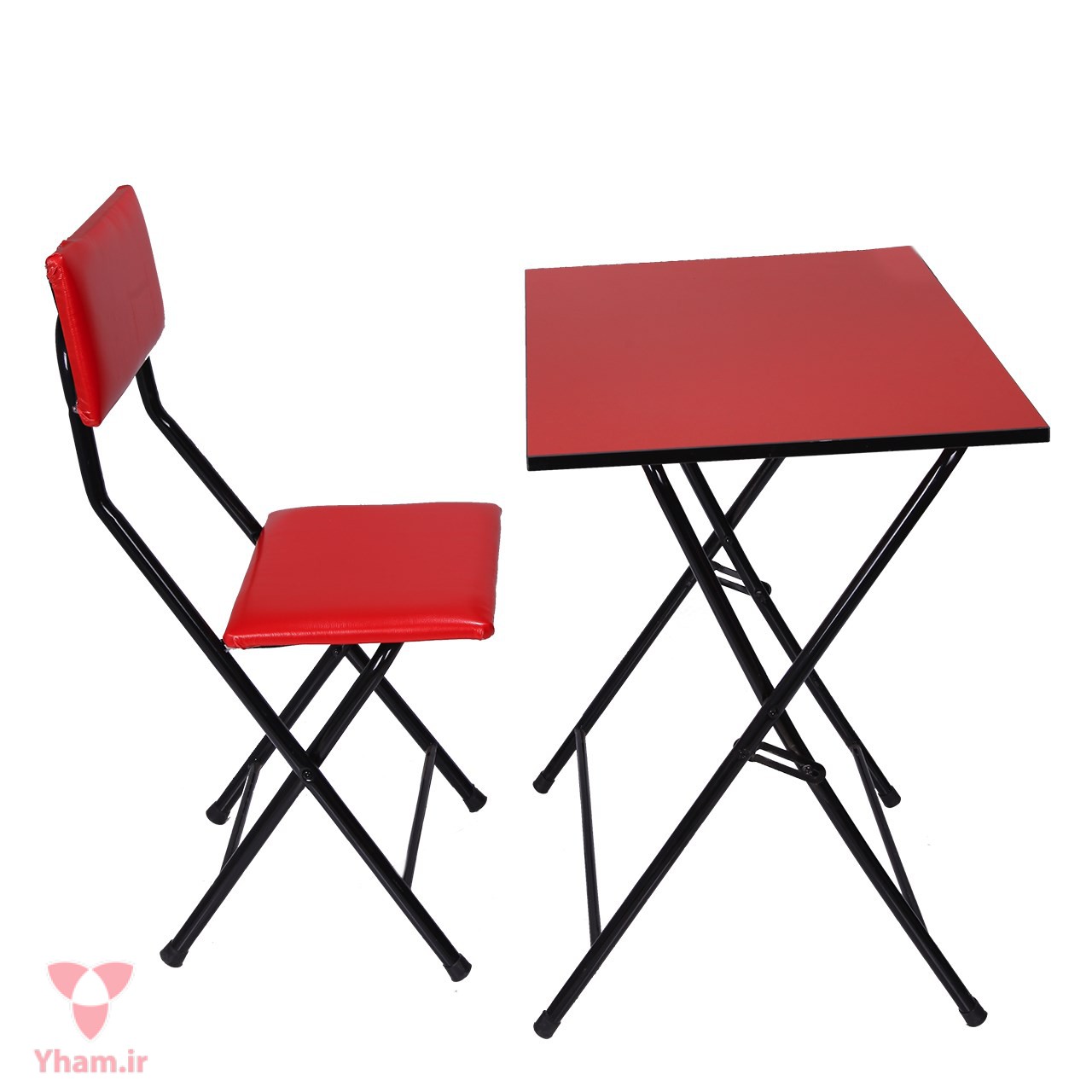 میز و صندلی تحریر تاشو و تنظیم شو باس قرمز